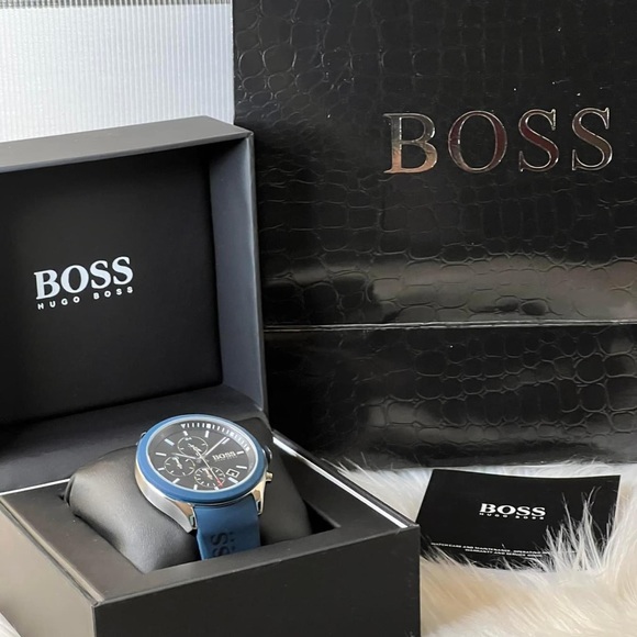 HB1513717- Hugo Boss Men’s Velocity Blue Watch - Picture 3 of 13